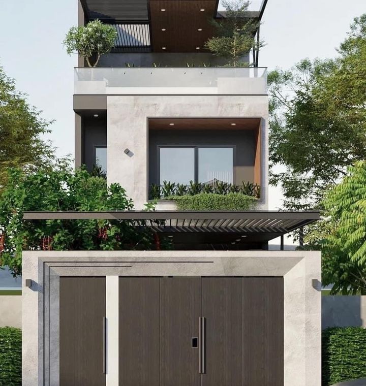 Phối cảnh mẫu nhà phố 01 — TNS House